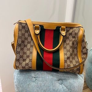 🌸 Gucci Boston Handle bag with strap 🌸